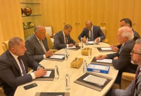 اجتماع وزير الخارجية مع الممثل الأعلى للشئون الخارجية في الاتحاد الأوروبي