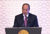 الرئيس السيسي خلال احتفالية وزارة الأوقاف بليلة القدر 