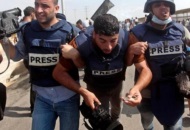 إصابة عدد من الصحفيين في قطاع غزة