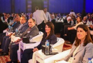 رانيا المشاط، وزيرة التعاون الدولي خلال الحفل 
