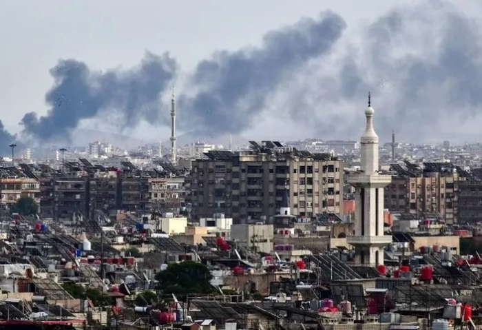 قصف في العاصمة السورية «دمشق»