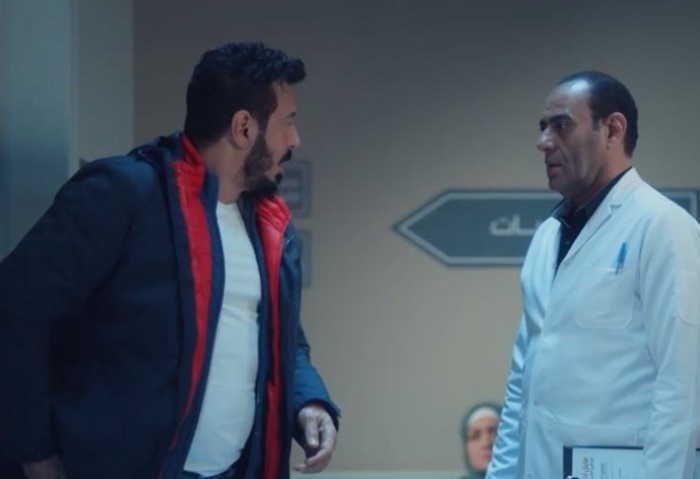 مشهد من مسلسل المعلم