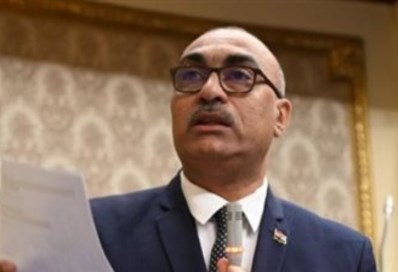 النائب ايهاب منصور رئيس الهيئة البرلمانية بالحزب المصري الديمقراطي 