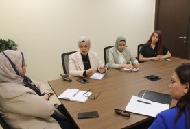 خلال زيارة أمانة المرأة بحزب مصر أكتوبر لوزارة التضامن الإجتماعي 
