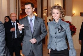  الرئيس السوري بشار الأسد وقرينته أسماء الأسد