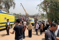 حادث غرق ميكروباص معدية أبو غالب - أرشيفية