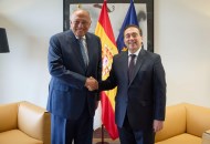 وزير الخارجية سامح شكري مع  نظيره الإسباني، مانويل ألباريس 