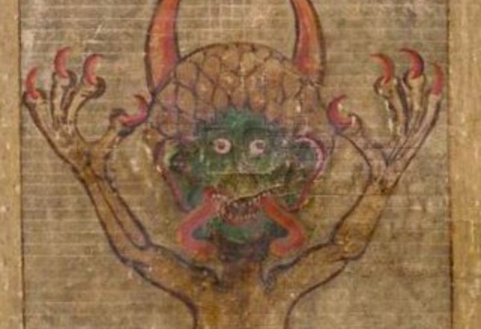 غواية شيطانية - رسم تعبيري