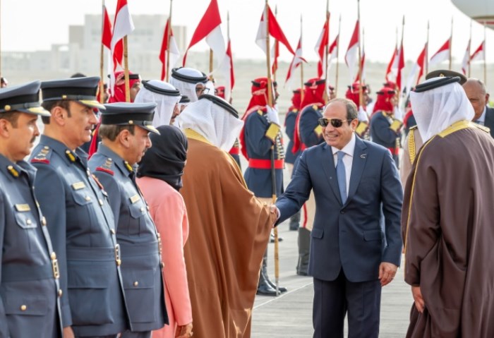 الرئيس عبد الفتاح السيسي من العاصمة البحرينية