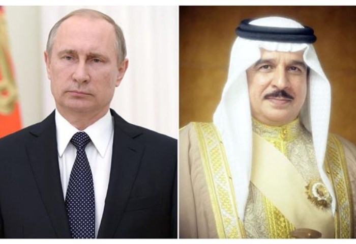 ملك البحرين والرئيس الروسي 