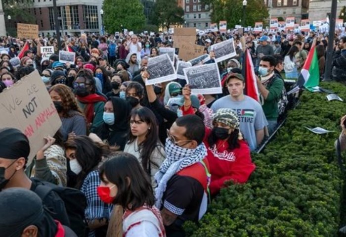 احتجاجات الجامعات الأمريكية