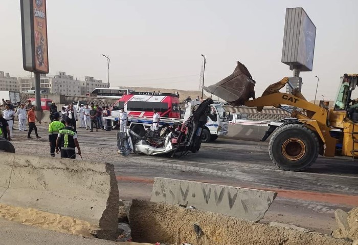 حادث طريق دائري المعادي