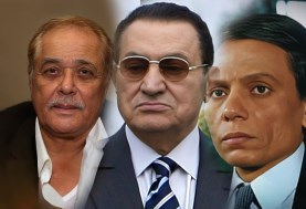 محمود عبد العزيز وعادل إمام والرئيس الراحل حسني مبارك