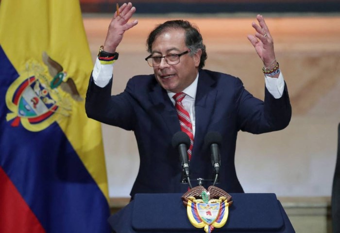 رئيس كولومبيا غوستافو بيترو 