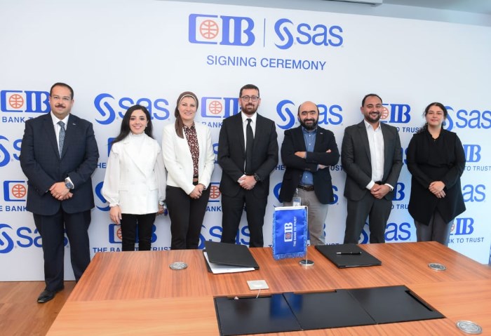 مذكرة تفاهم CIB مع شركة SAS Institute