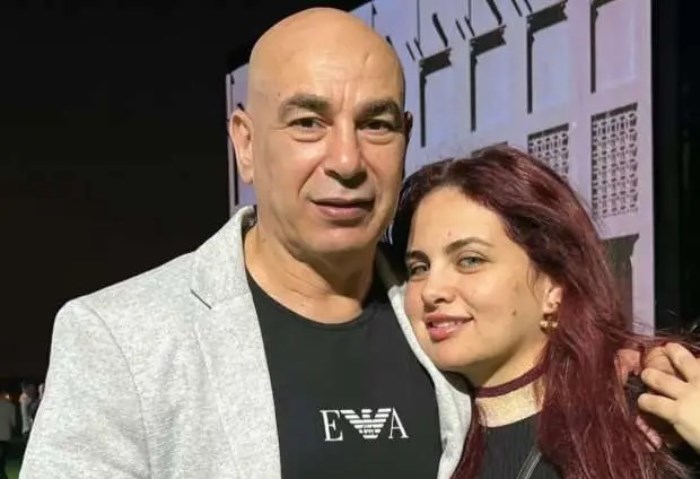 حسام حسن وزوجته دانا آدم