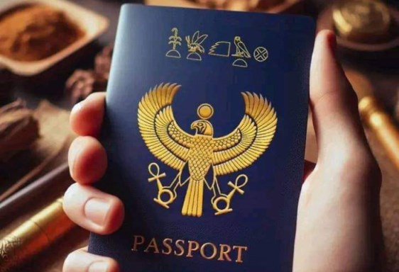 التصميم المتداول لجواز السفر المصري
