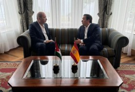 وزير الخارجية الأردني مع نظيره الإسباني 