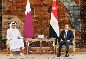 الرئيس السيسي وأمير قطر - أرشيفية