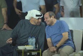 الرئيس عبد الفتاح السيسي والشيخ محمد بن زايد