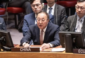 المندوب الصيني في مجلس الأمن