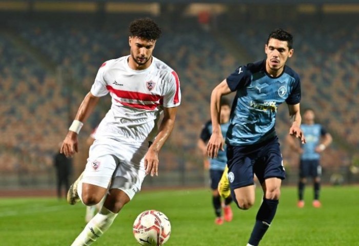 لاعبي الزمالك وبيراميدز