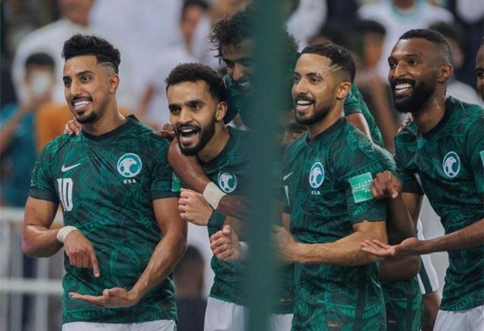 لاعبو منتخب السعودية